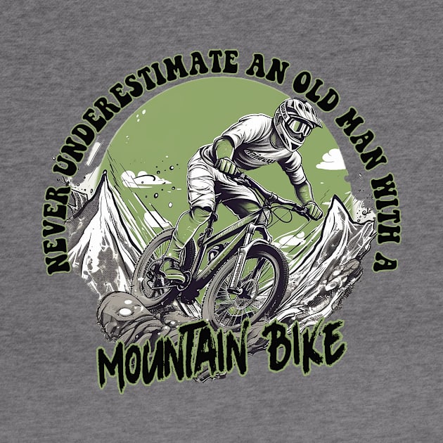 never underestimate an old man with a mountain bike by kakimonkey